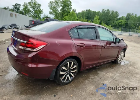2015 Honda Civic Exl z USA, uszkodzony, nr VIN 2HGFB2F91FH511700